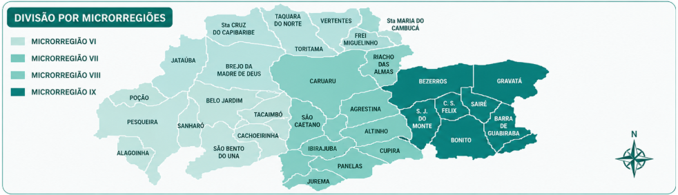 Mapa Microrregiões